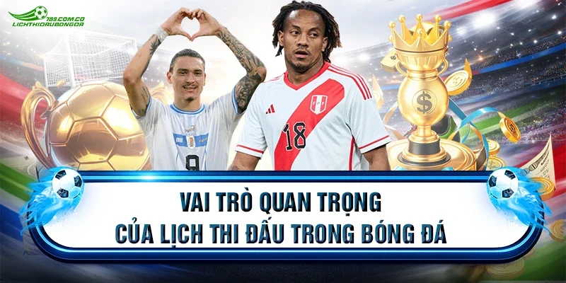 Vai trò quan trọng của lịch thi đấu trong bóng đá